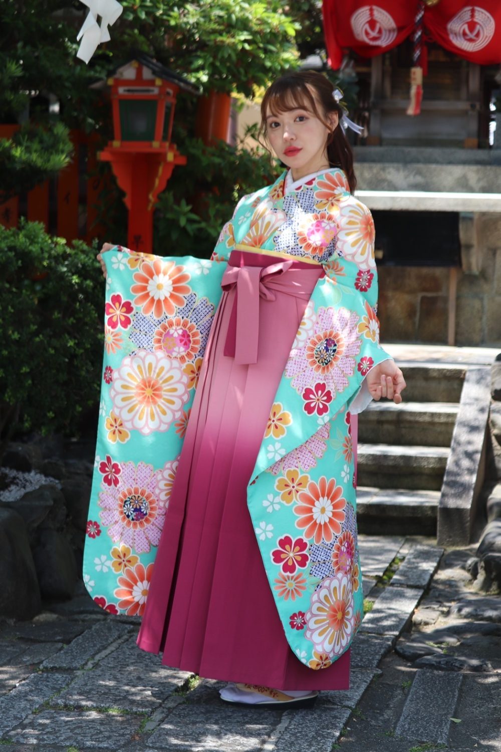 Ladies Kimono /Yukata /Hakama plan - Kyoto Kimono Rental Mimosa