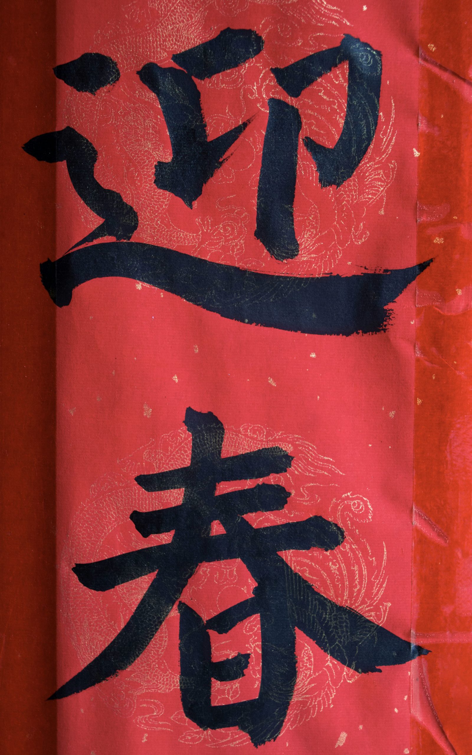 Male model wearing authentic traditional Japanese warrior kimono kamishimo displaying formal ceremonial samurai attire with shoulder extensions