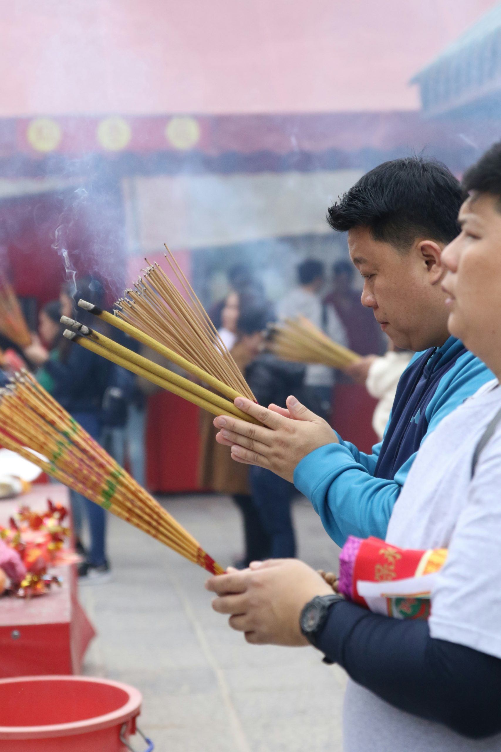 Traditional Japanese Kōdō incense ceremony setup with participants in kimono experiencing the Way of Incense ritual